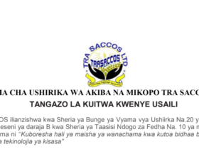 Tanzania Revenue Authority SACCOS Call for Interview, November 2023
