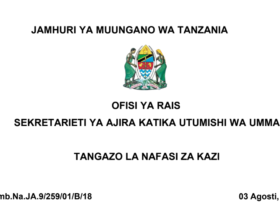 New UTUMISHI Vacancies | MDAs & LGAs (6,257 PSRS POSTS)