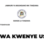 Tanzanian Parliament Recruitment: Interview Call for August 2024