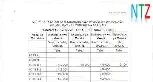 Viwango vipya mishahara serikalini 2024