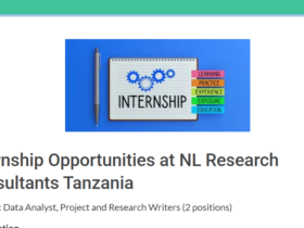 Internship Opportunities at NL Research Consultants Tanzania