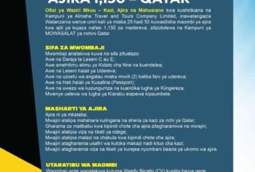 Qatar Job Opportunities 2026: 1,150 Driver Vacancies for Tanzanians