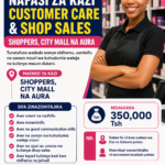 Customer Care With Shop Sales Skills: Nafasi ya Kazi Dar es Salaam